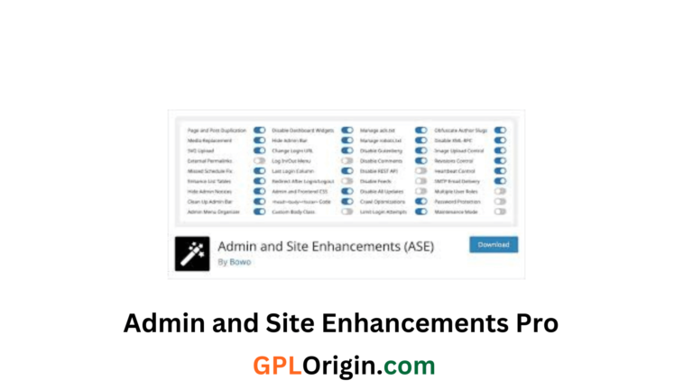 Admin and Site Enhancements Pro