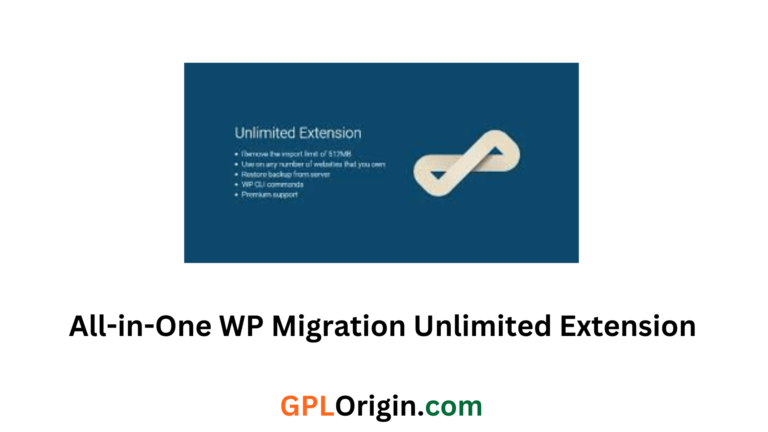 All-in-One WP Migration Unlimited Extension v2.62 Plugin