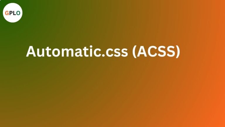 Automatic.css (ACSS)