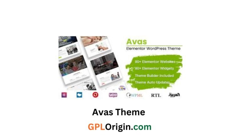 Avas Theme GPL Free Download v6.7.10