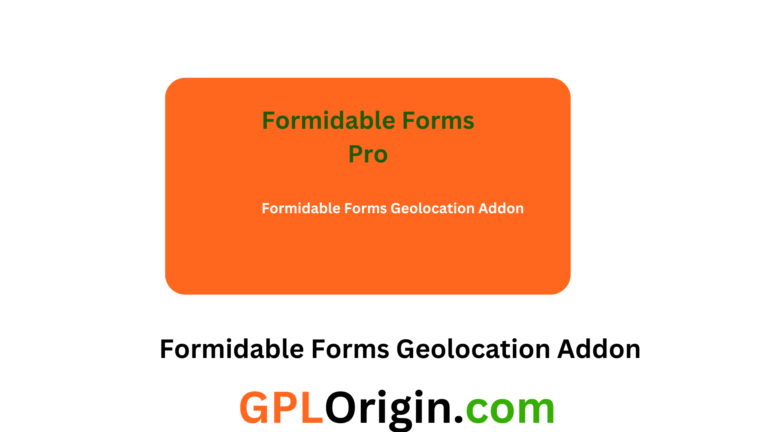 Formidable Forms Geolocation Addon v1.3.2