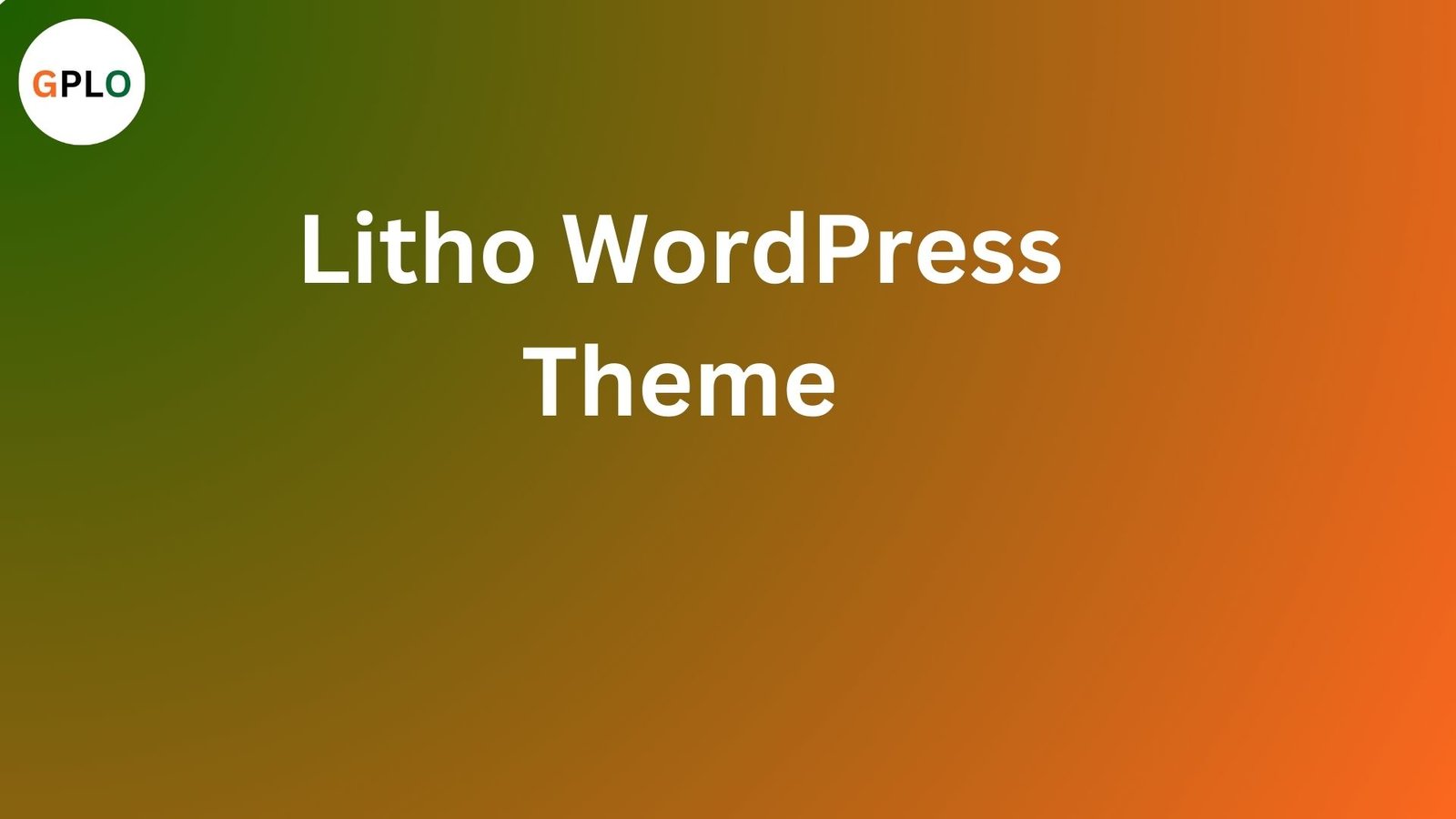 Litho WordPress Theme