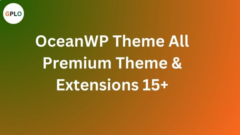 OceanWP Theme All Premium Theme & Extensions 15+