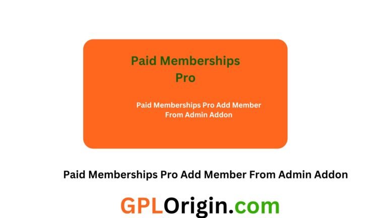 Paid Memberships Pro Add Member From Admin Addon