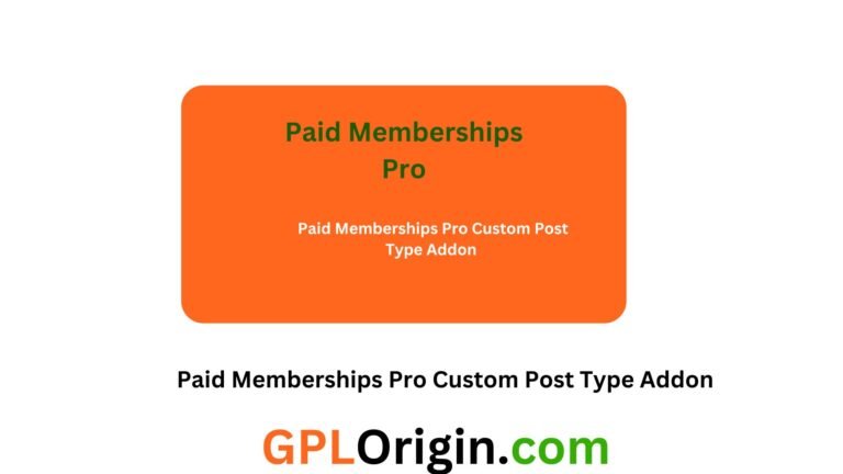 Paid Memberships Pro Custom Post Type Addon