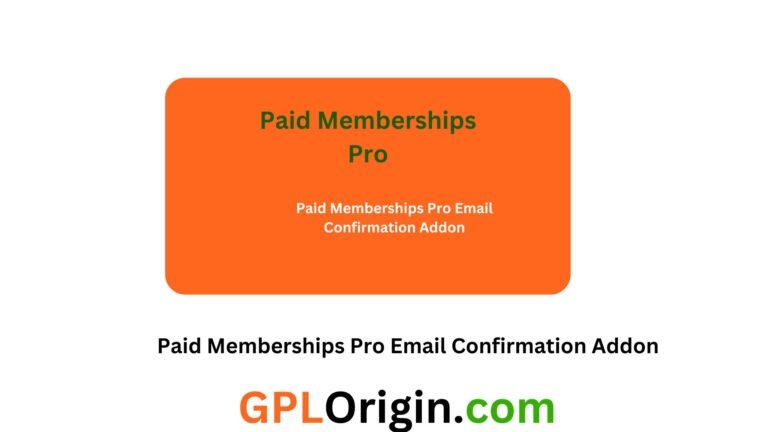 Paid Memberships Pro Email Confirmation Addon v0.8