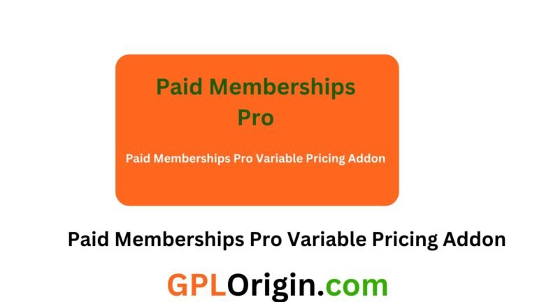 Paid Memberships Pro Variable Pricing Addon v0.4.6