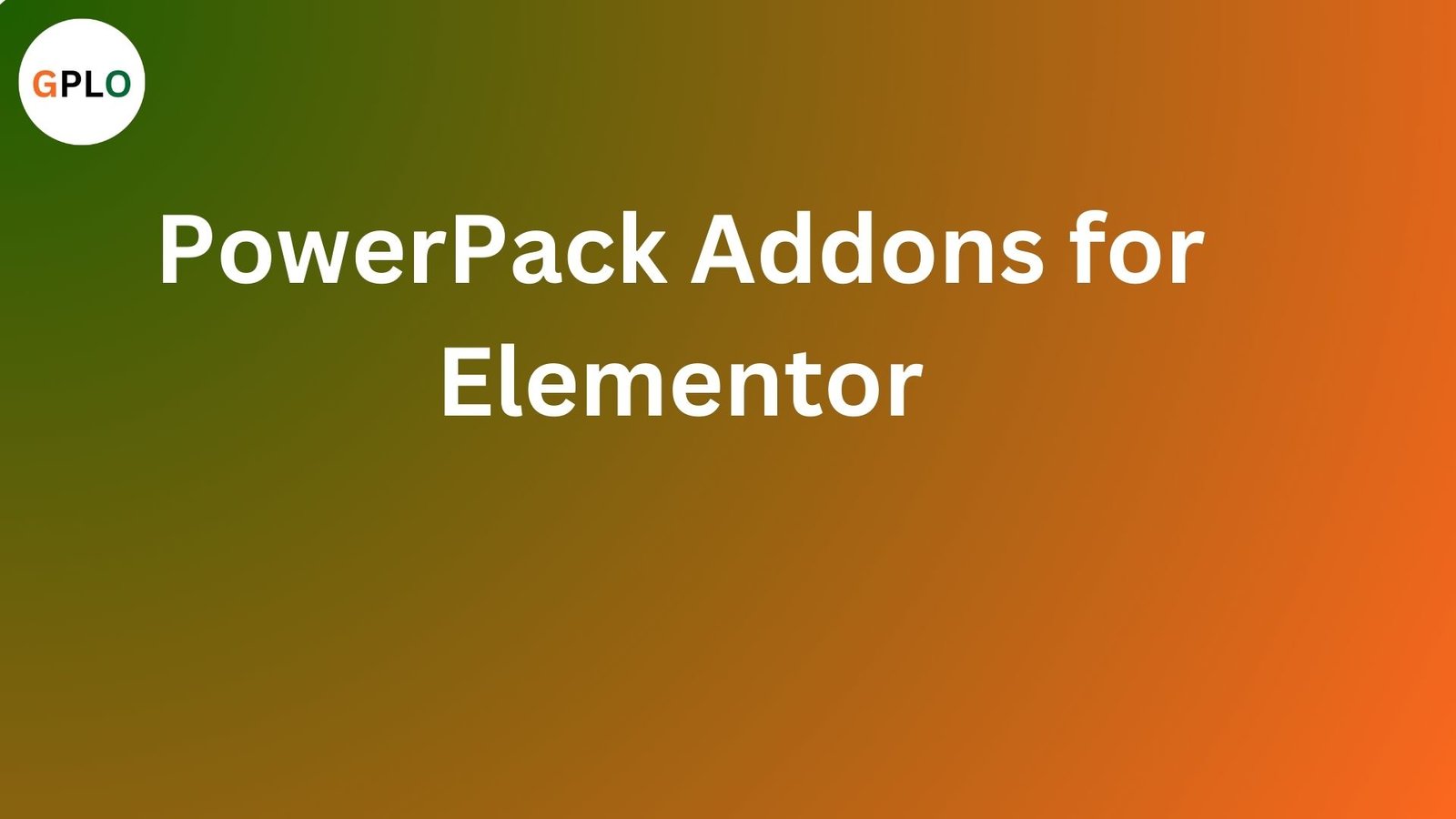 PowerPack Addons for Elementor