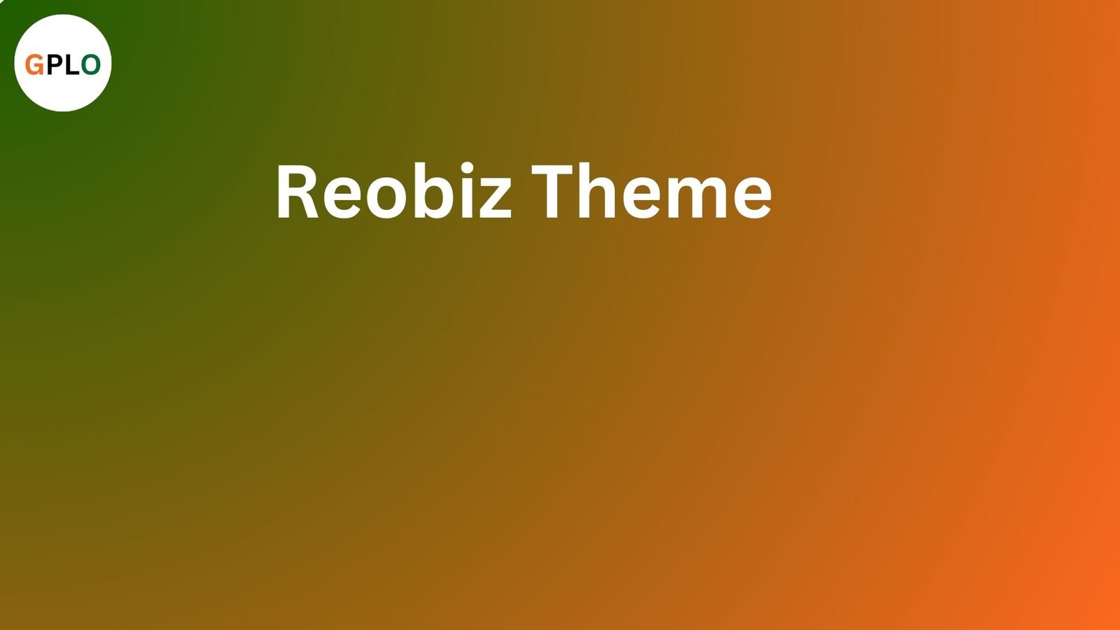 Reobiz Theme GPL