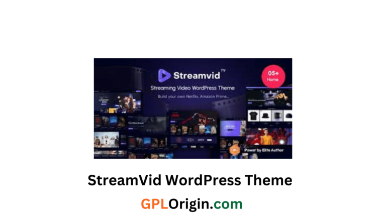 StreamVid WordPress Theme