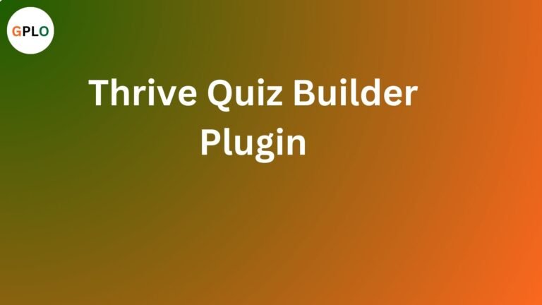 Thrive Quiz Builder Plugin GPL Free Download v10.5.1