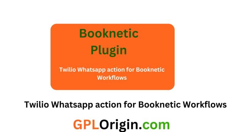 Twilio Whatsapp action for Booknetic Workflows