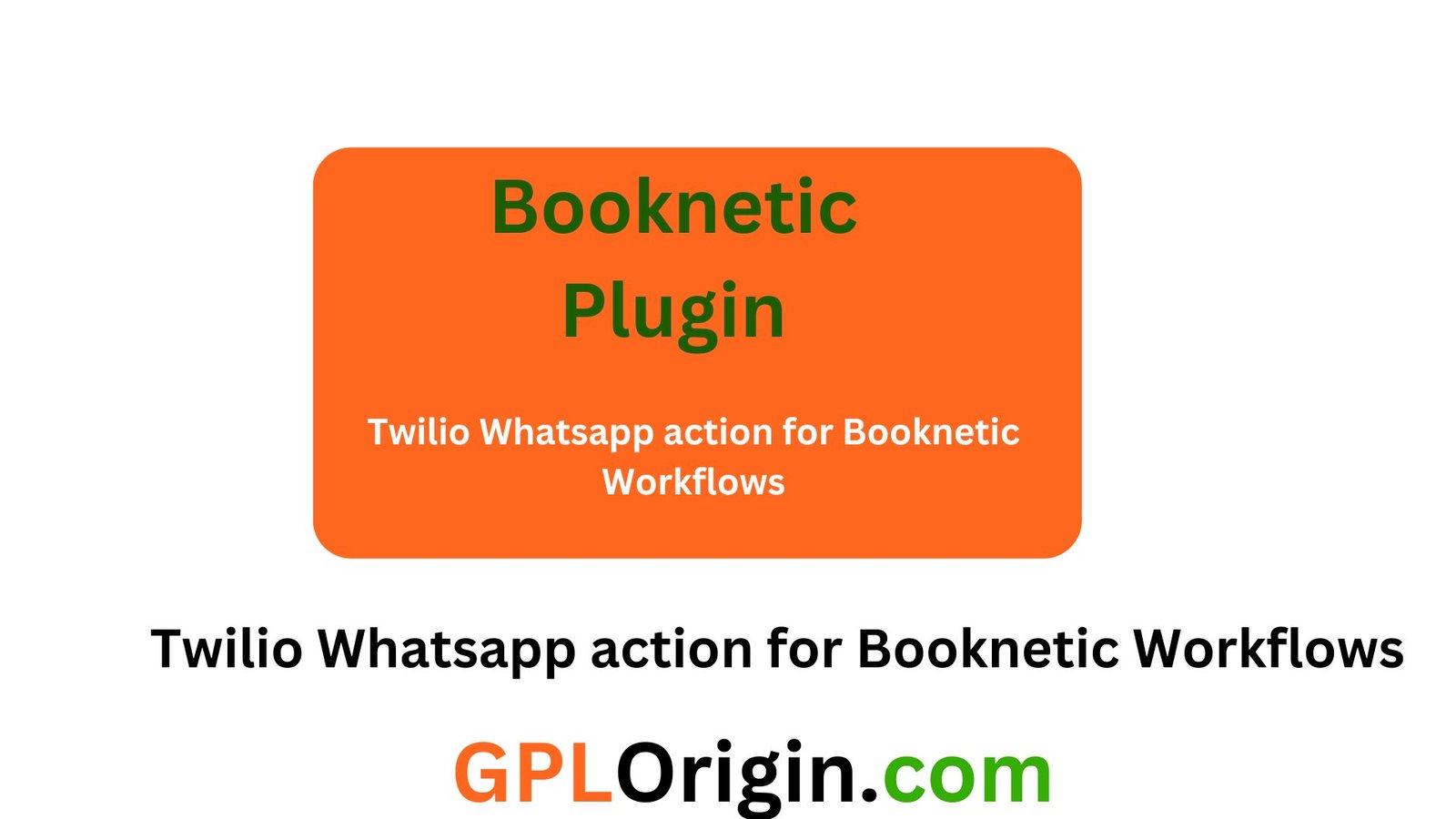 Twilio Whatsapp action for Booknetic Workflows