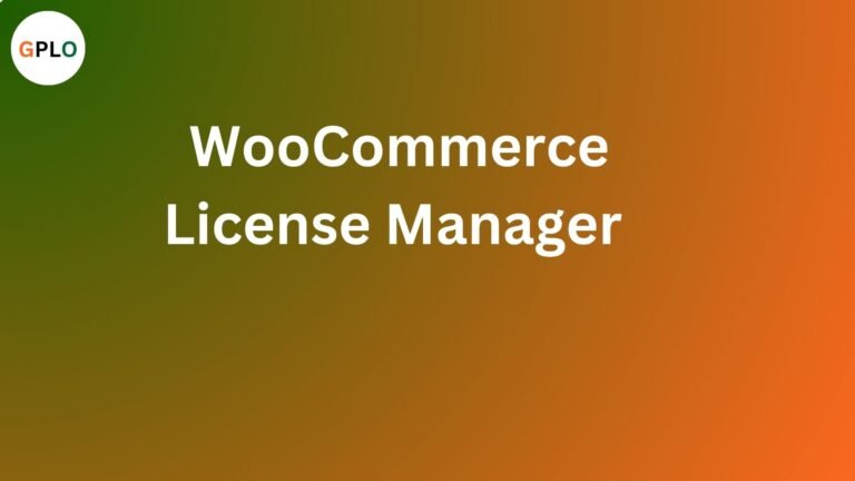 WooCommerce License Manager