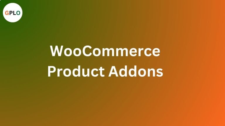 WooCommerce Product Addons