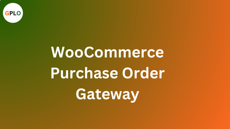 WooCommerce Purchase Order Gateway