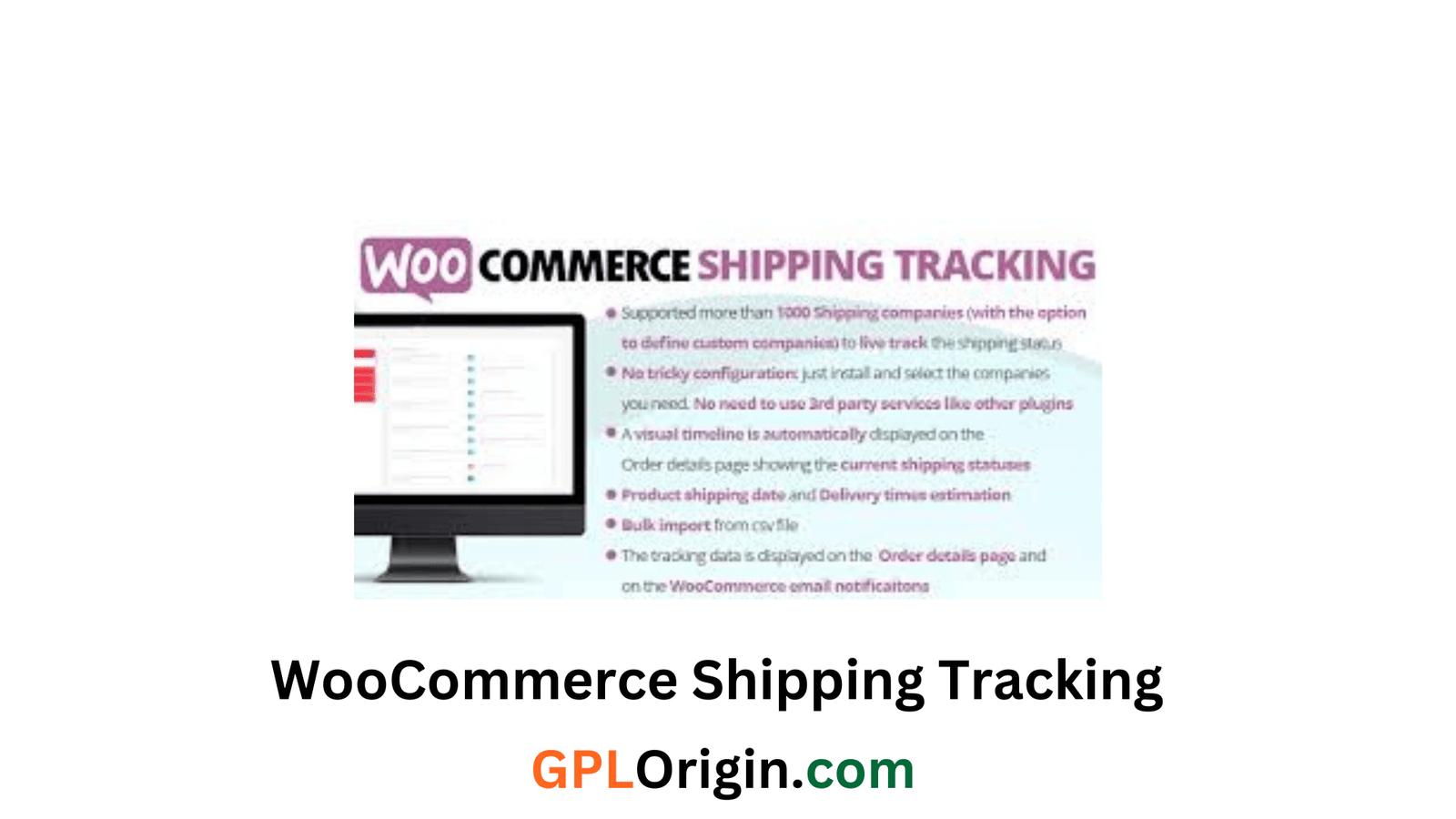 WooCommerce Shipping Tracking