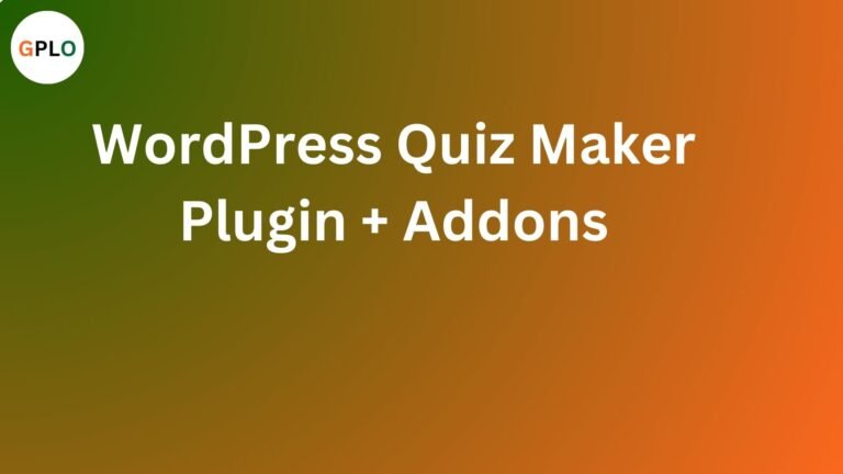 WordPress Quiz Maker Plugin Free Download v21.7.8 + Addons