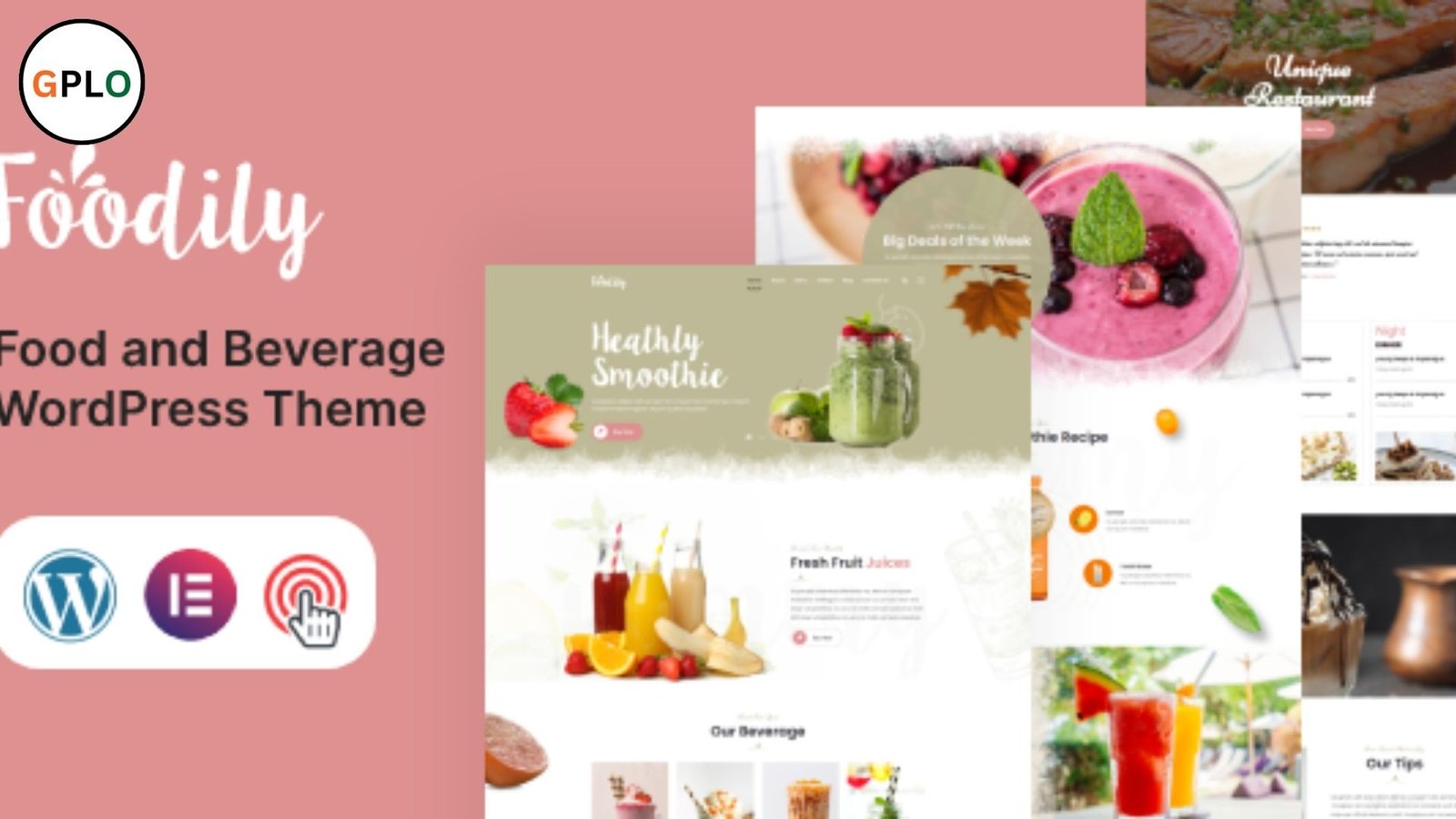 Foodily – Food and Beverage GPL WPTheme