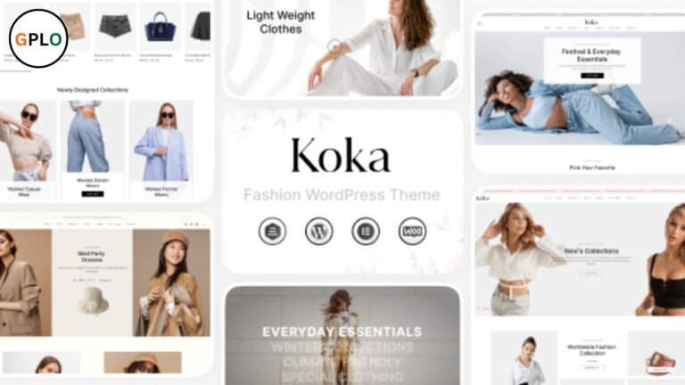 KoKa WordPress Theme GPL Free Download v1.0.2