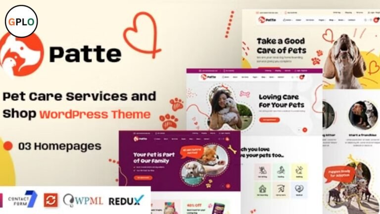 Patte – Pet Care & Pet Shop WP Theme