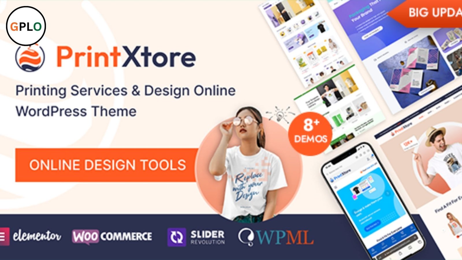 PrintXtore WordPress Theme GPL