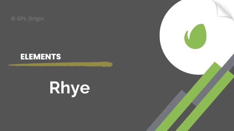 Rhye Theme GPL