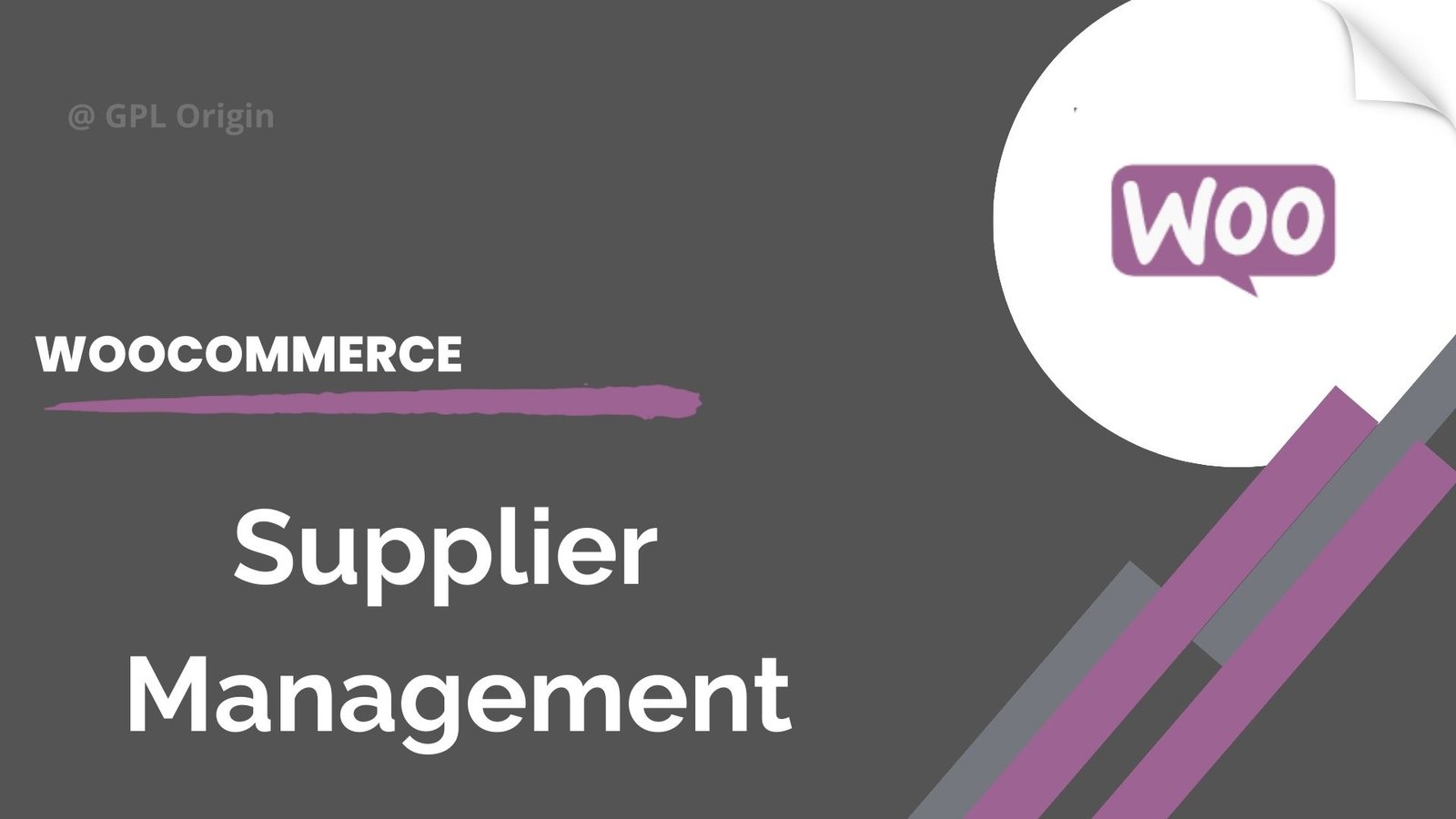 Supplier Management for WooCommerce GPL