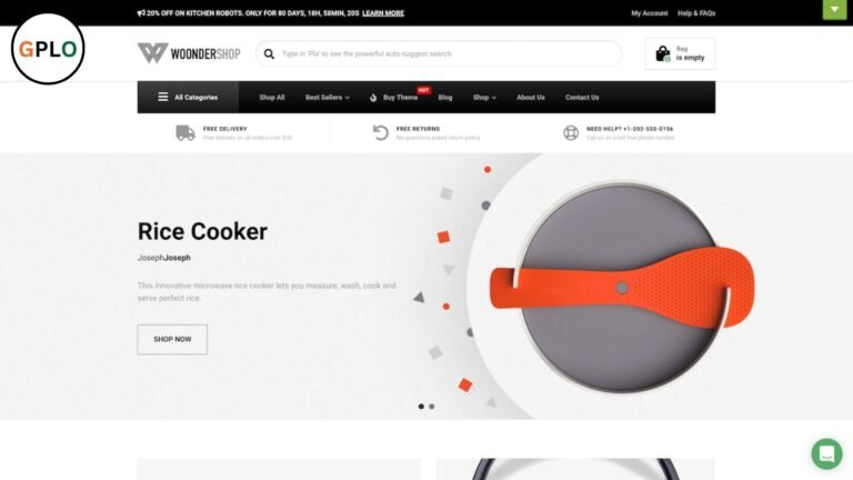 WoonderShop WordPress Theme GPL