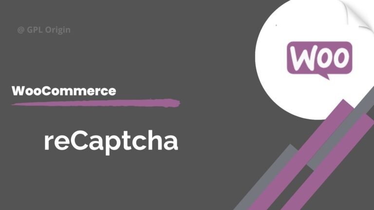 reCaptcha for WooCommerce GPL