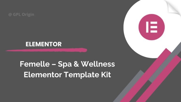 Femelle – Spa & Wellness Elementor Template Kit