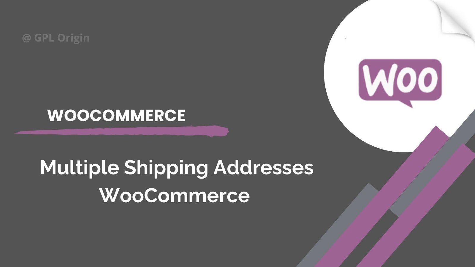 Multiple Shipping Addresses WooCommerce