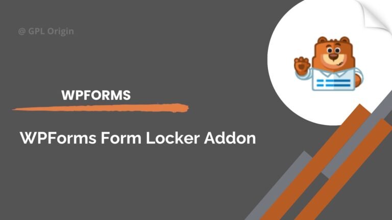 WPForms Form Locker Addon