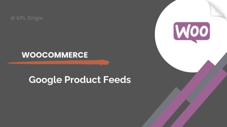 WooCommerce Google Product Feeds