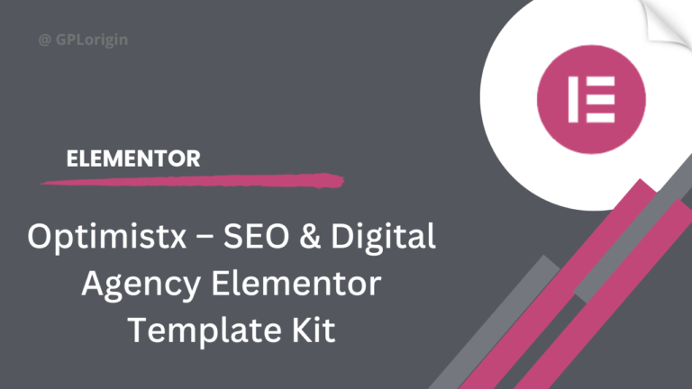 Optimistx – SEO & Digital Agency Elementor Template Kit