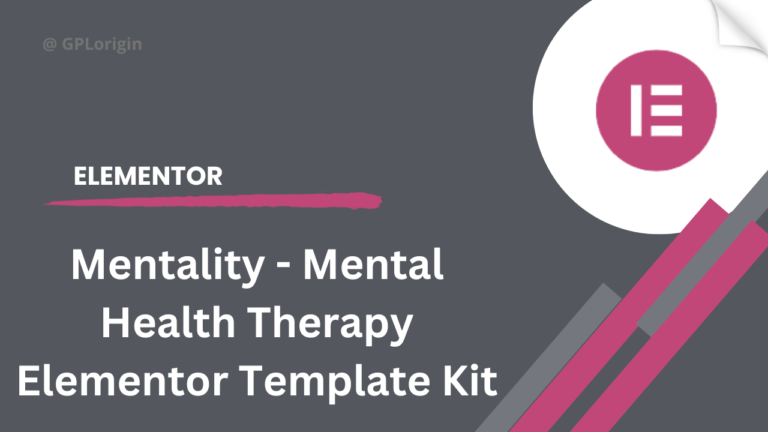 Mentality - Mental Health Therapy Elementor Template Kit