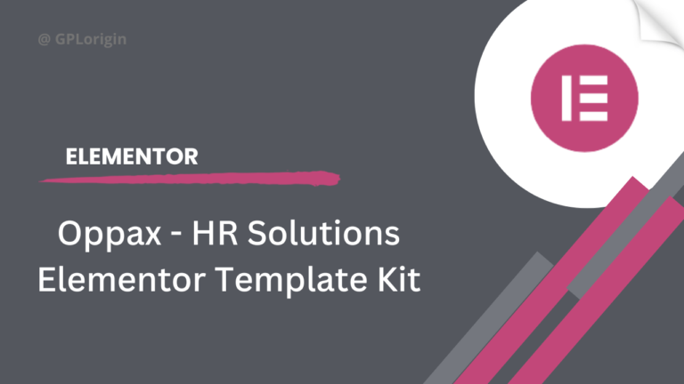 Oppax - HR Solutions Elementor Template Kit