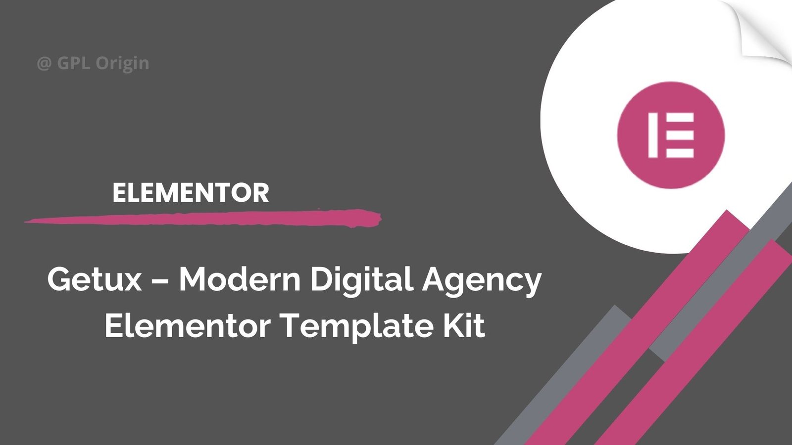 Getux – Modern Digital Agency Elementor Template Kit