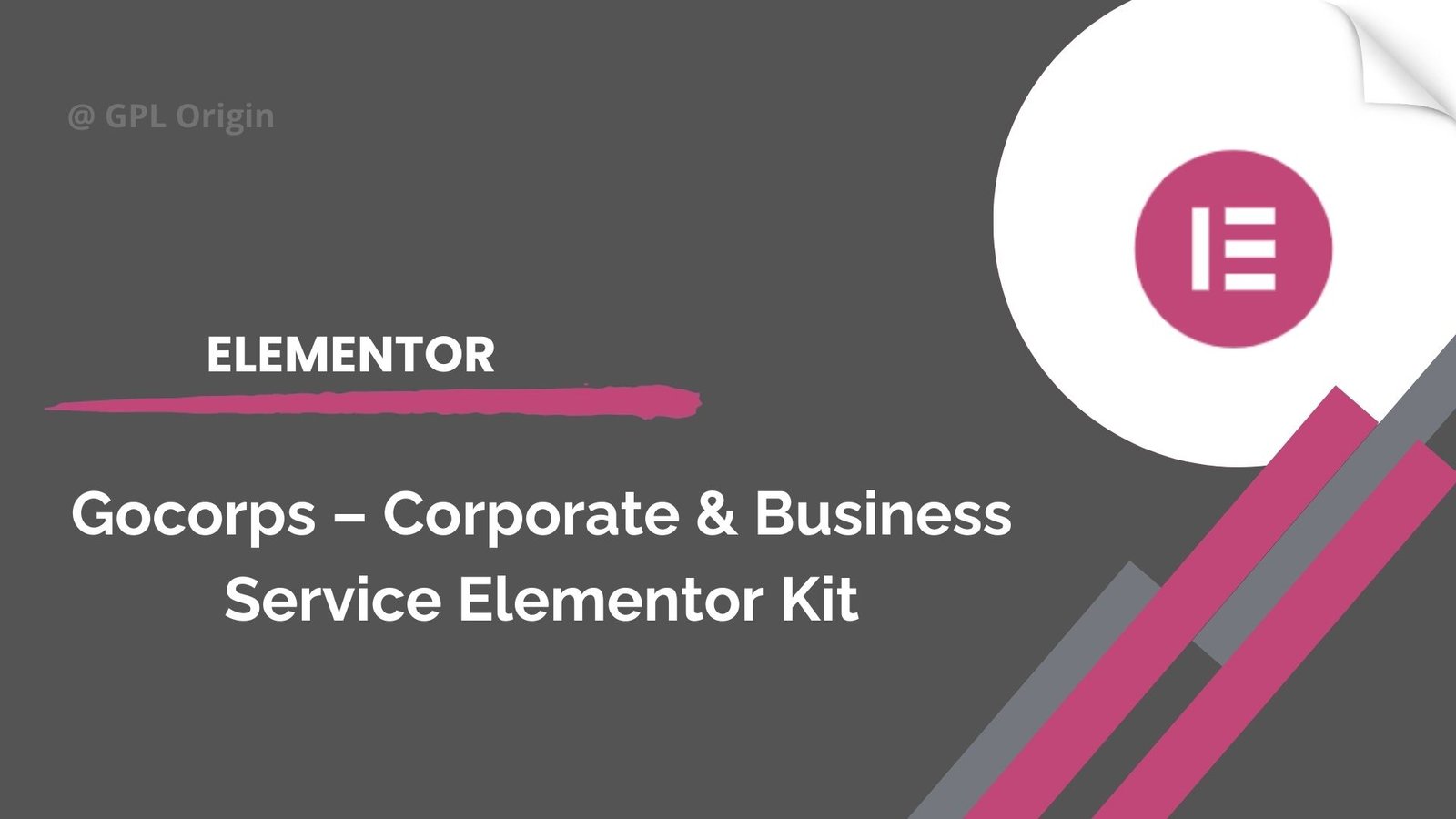 Gocorps – Corporate & Business Service Elementor Kit