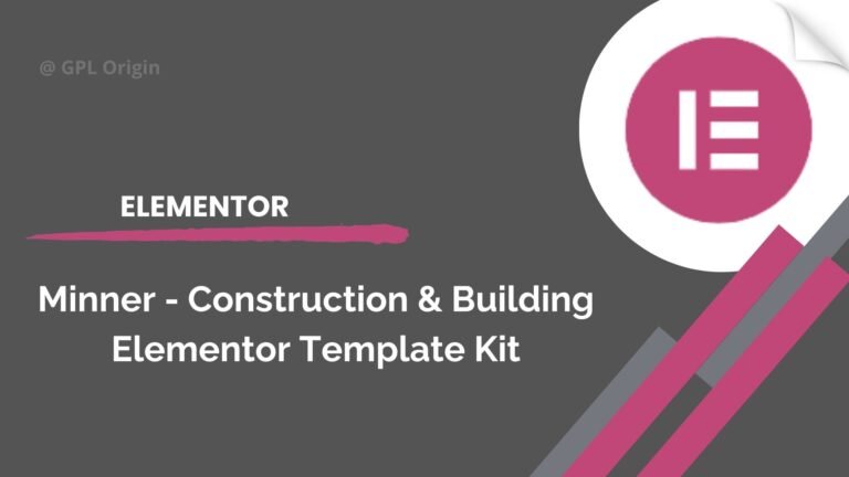 Minner – Construction & Building Elementor Template Kit