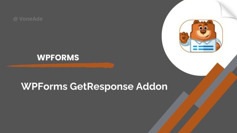 WPForms GetResponse Addon