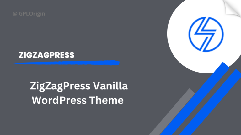 ZigZagPress Vanilla WordPress Theme